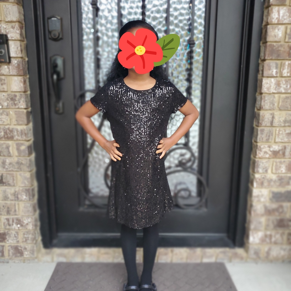 GIRLS GB SEQUINS DRESS